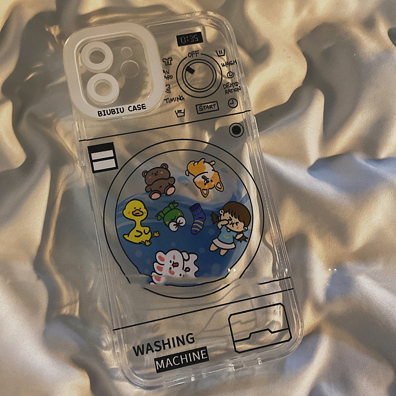 Washing Machine Cartoon Animal Phone Case