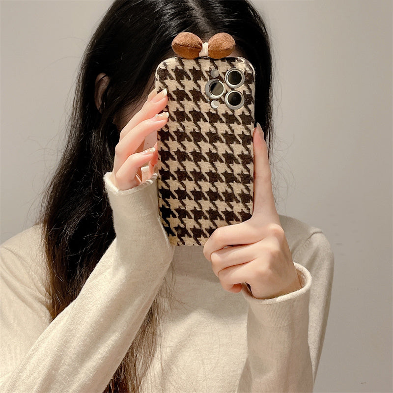 Thousand Bird Checker Woolen Case