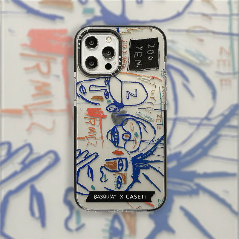 Funny Graffiti Line Head Case