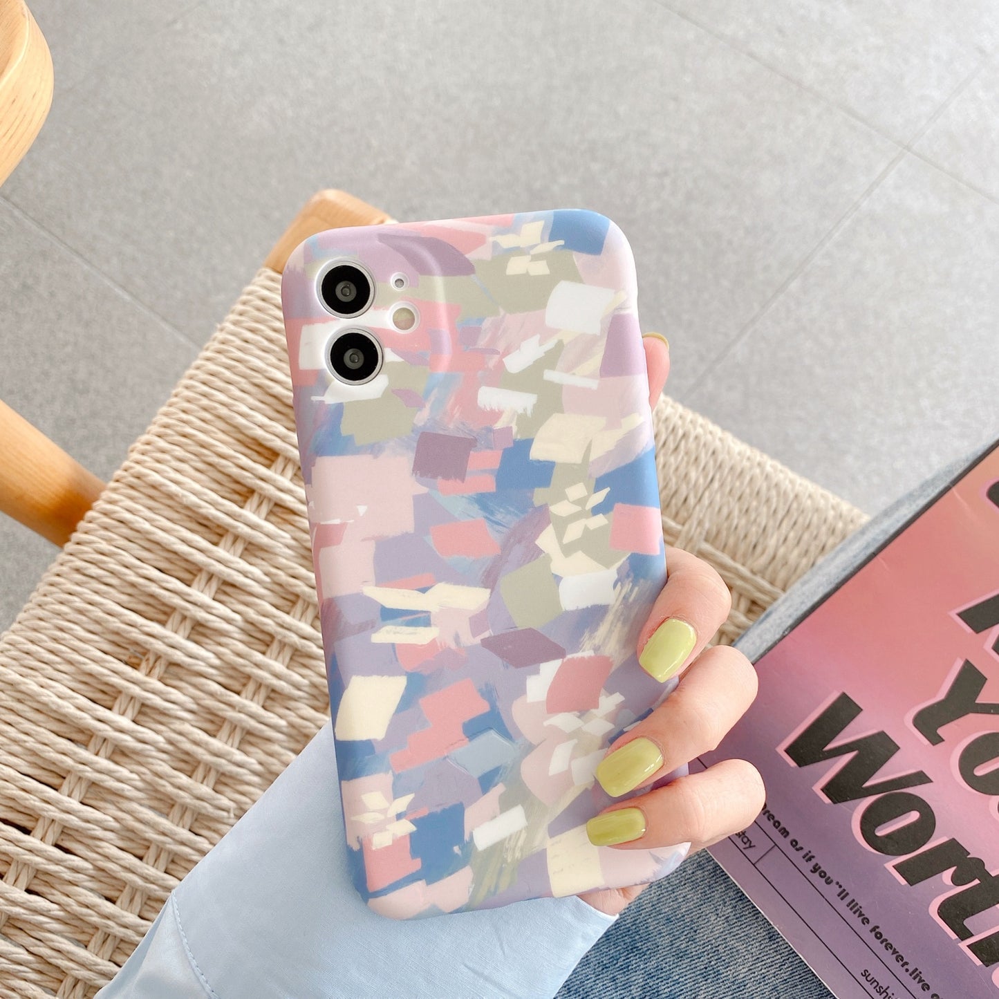 Art watercolor phone case