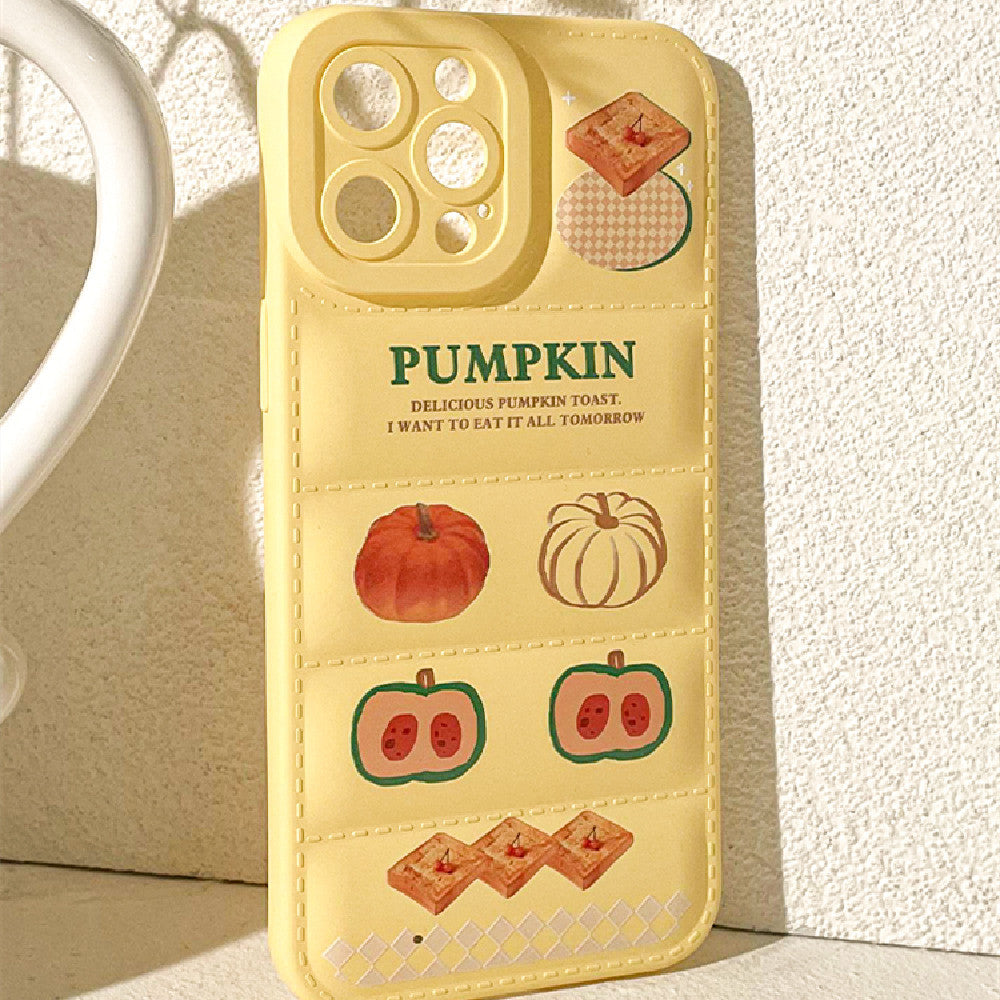 Milk Yellow Pumpkin Plastic Phone Case
