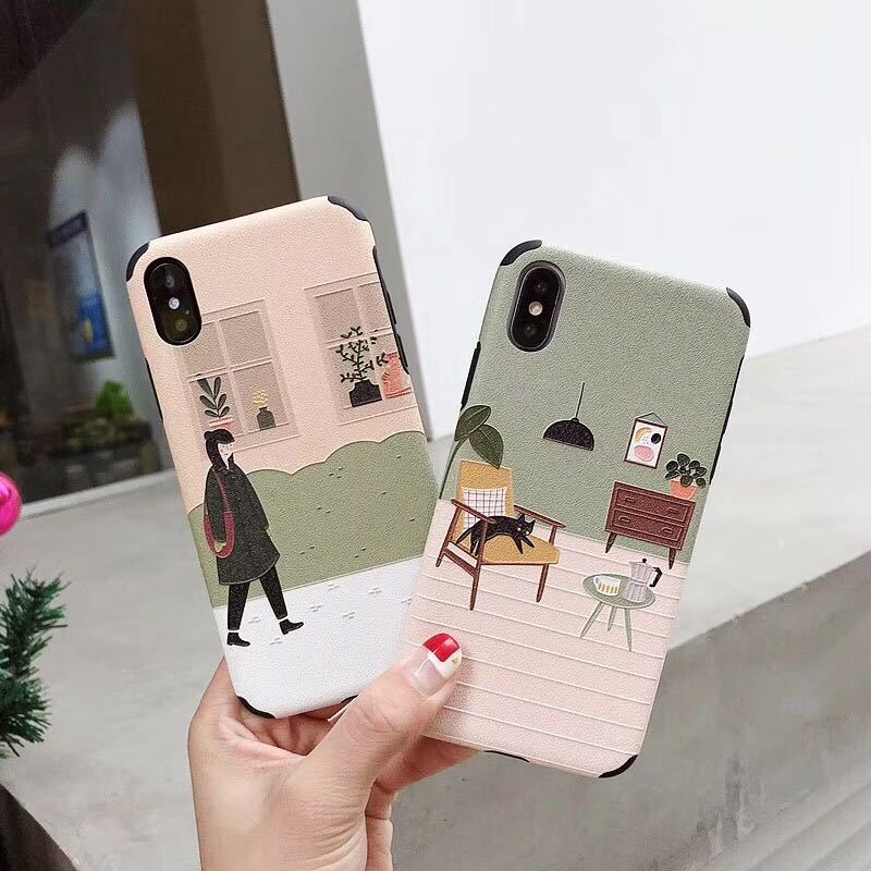 IPhone case embossed soft shell