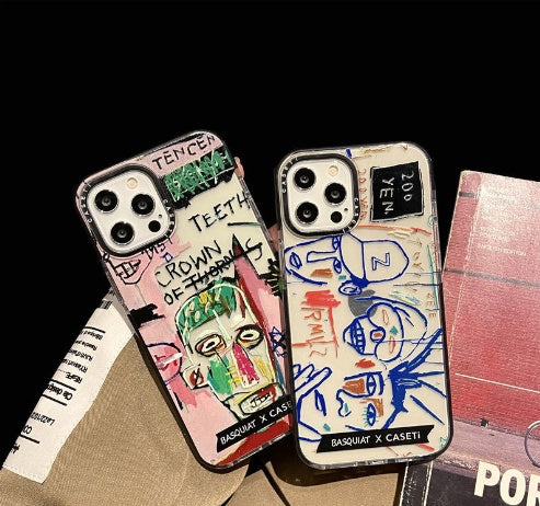 Funny Graffiti Line Head Case