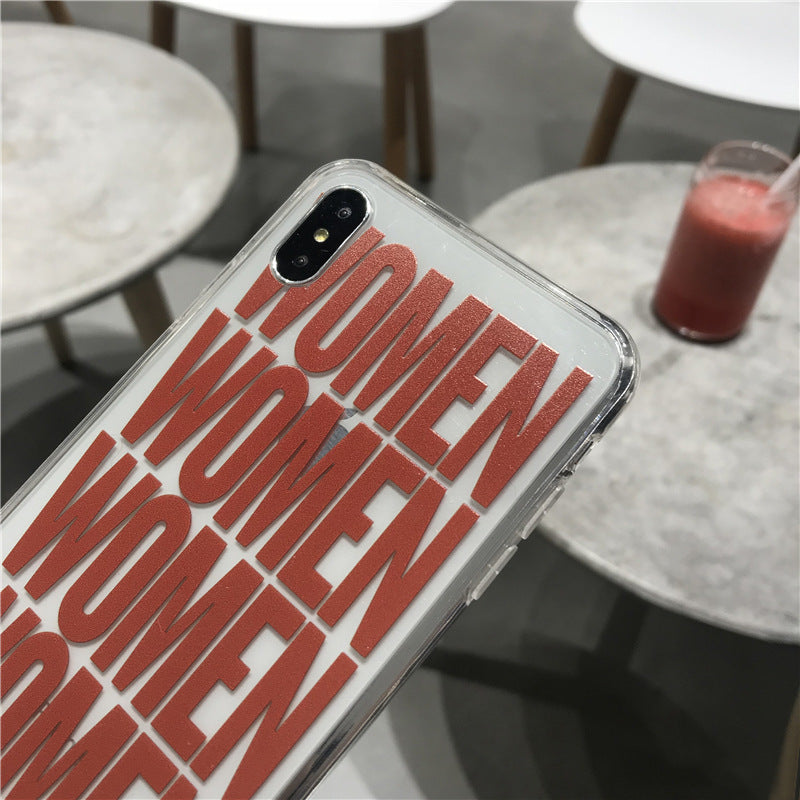 Sonix English phone case with transparent pattern