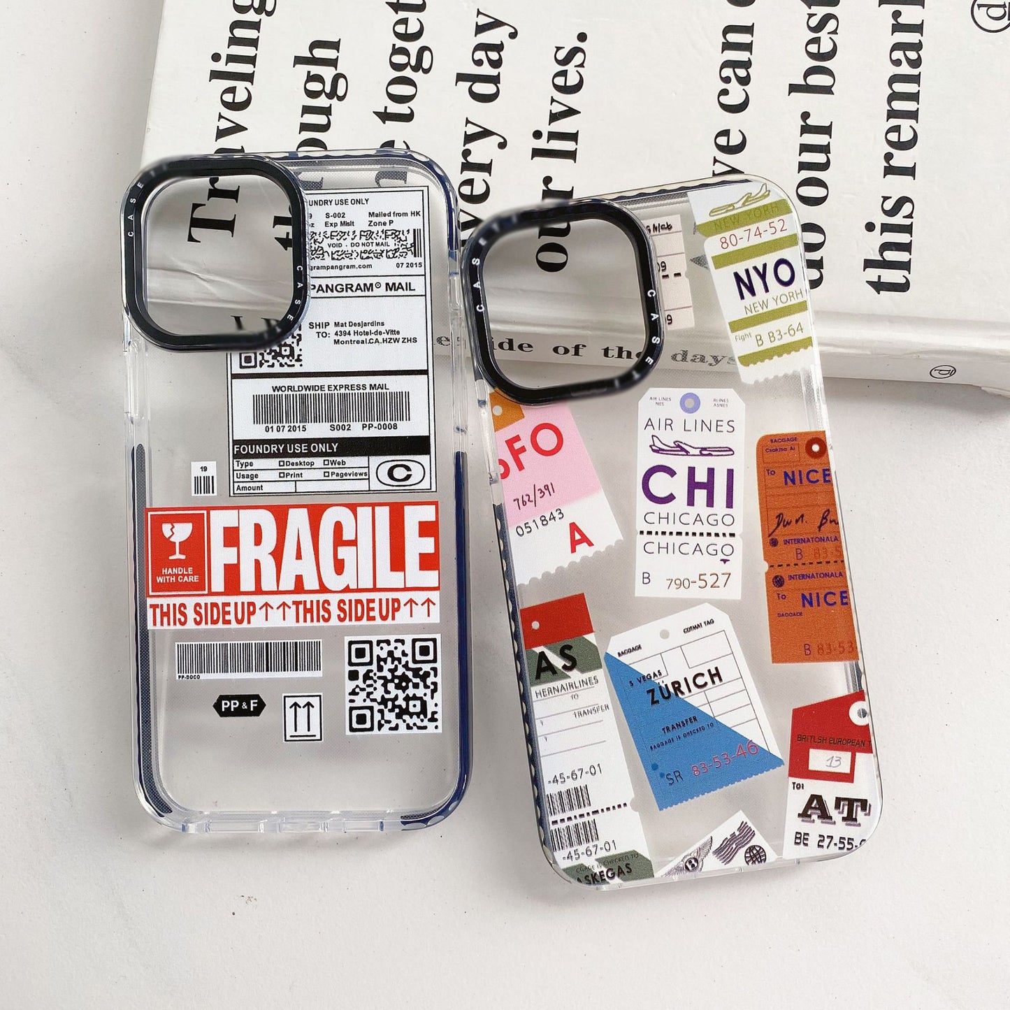 Ticket Transparent Phone