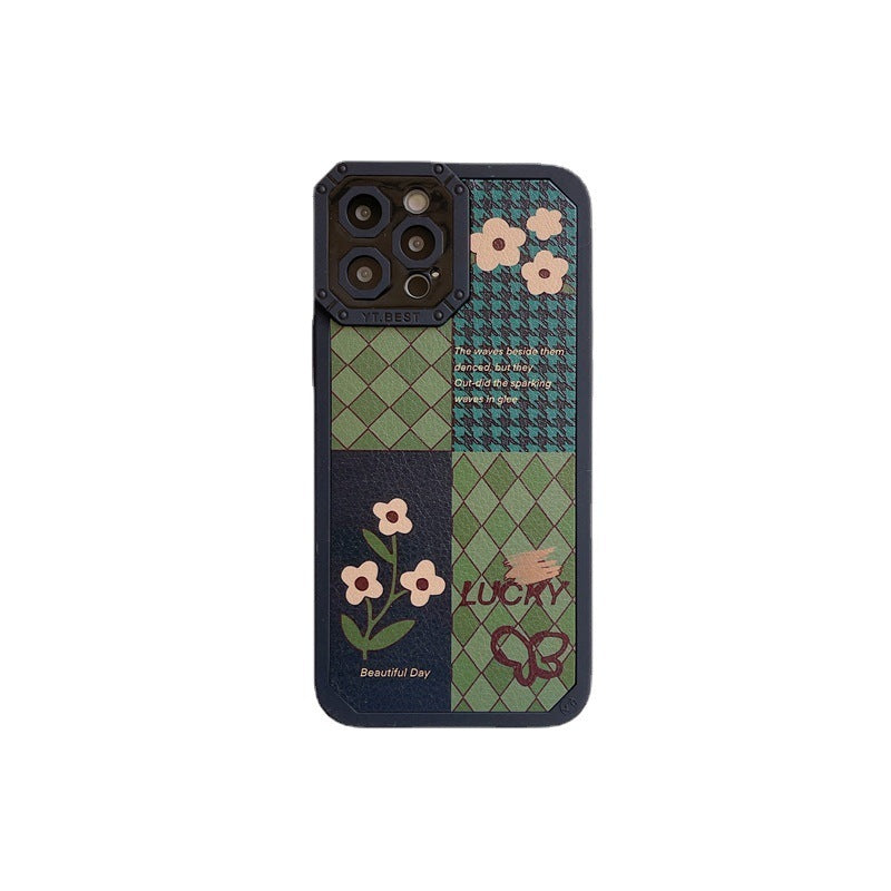 Rhombus Flower Pattern Case