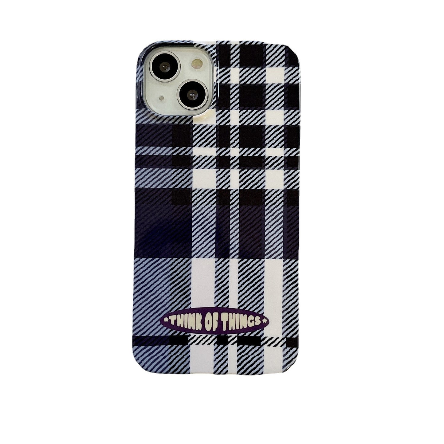 Vintage Blue Checkered Case