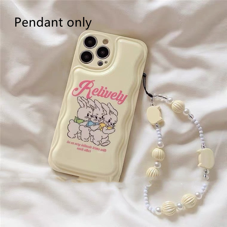 Milk Yellow Girl Heart Bracelet Mobile Phone Case