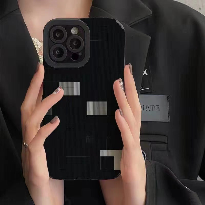 Dark Wind Splicing Lattice Phone Case