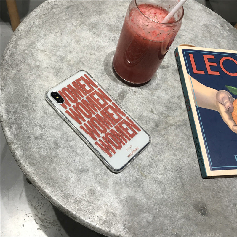 Sonix English phone case with transparent pattern