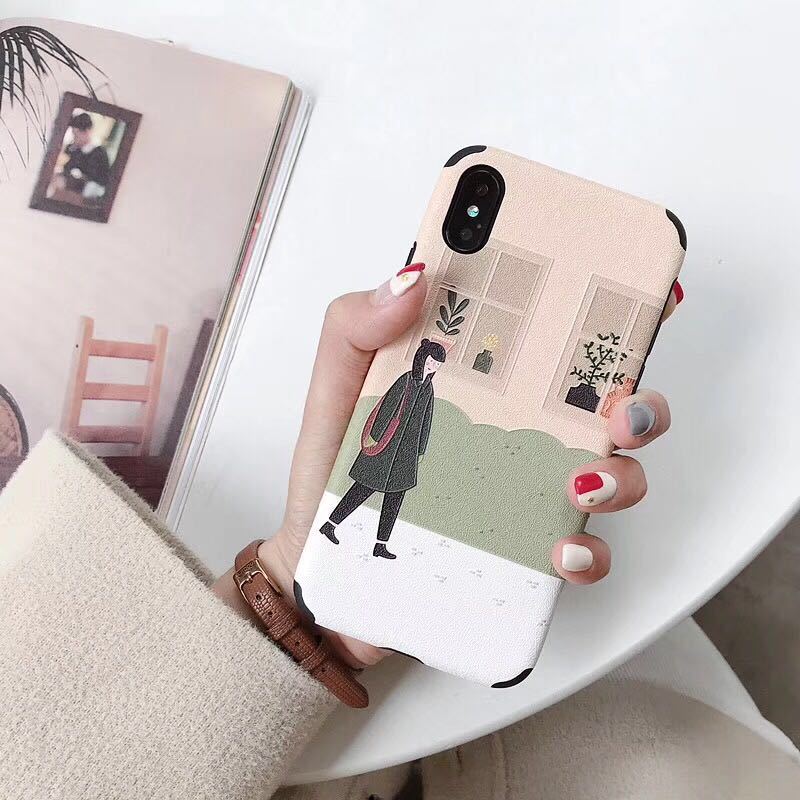 IPhone case embossed soft shell