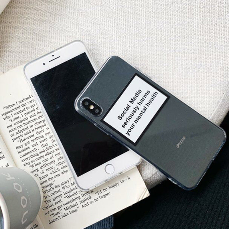 Letter couple phone case