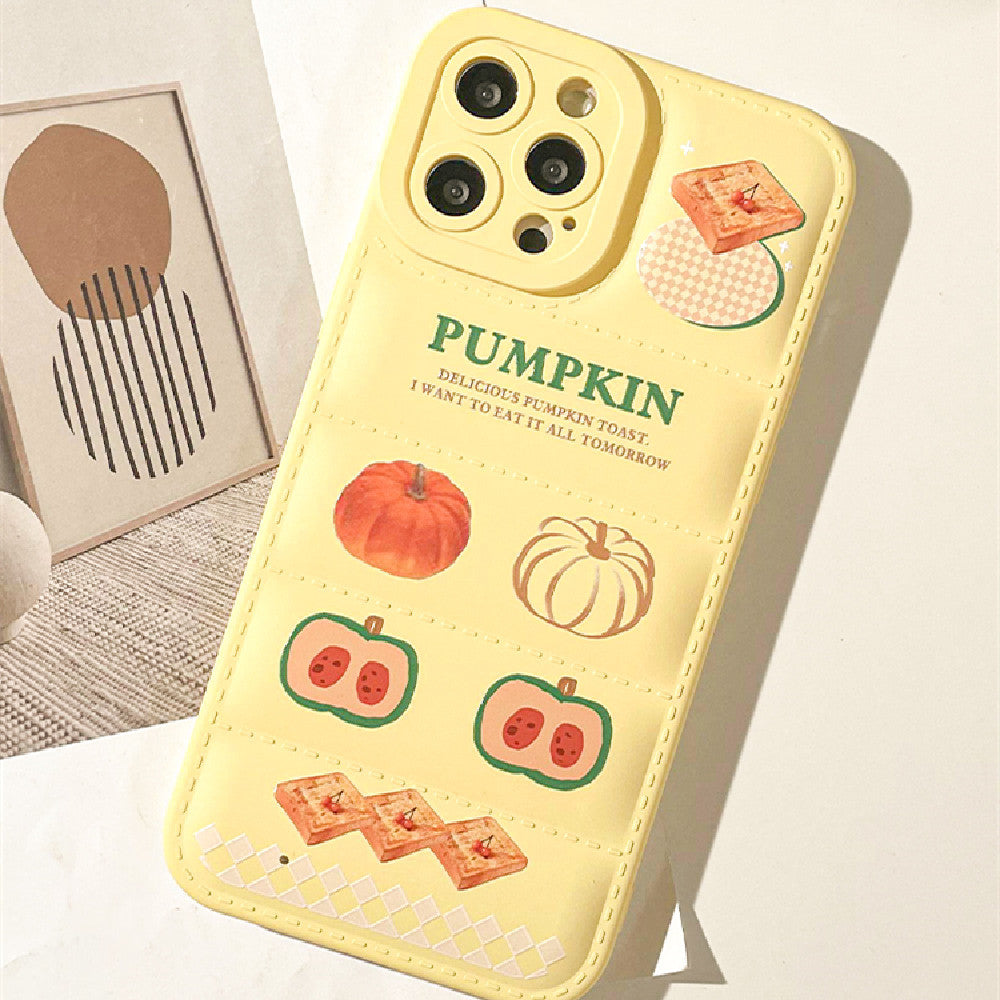 Milk Yellow Pumpkin Plastic Phone Case