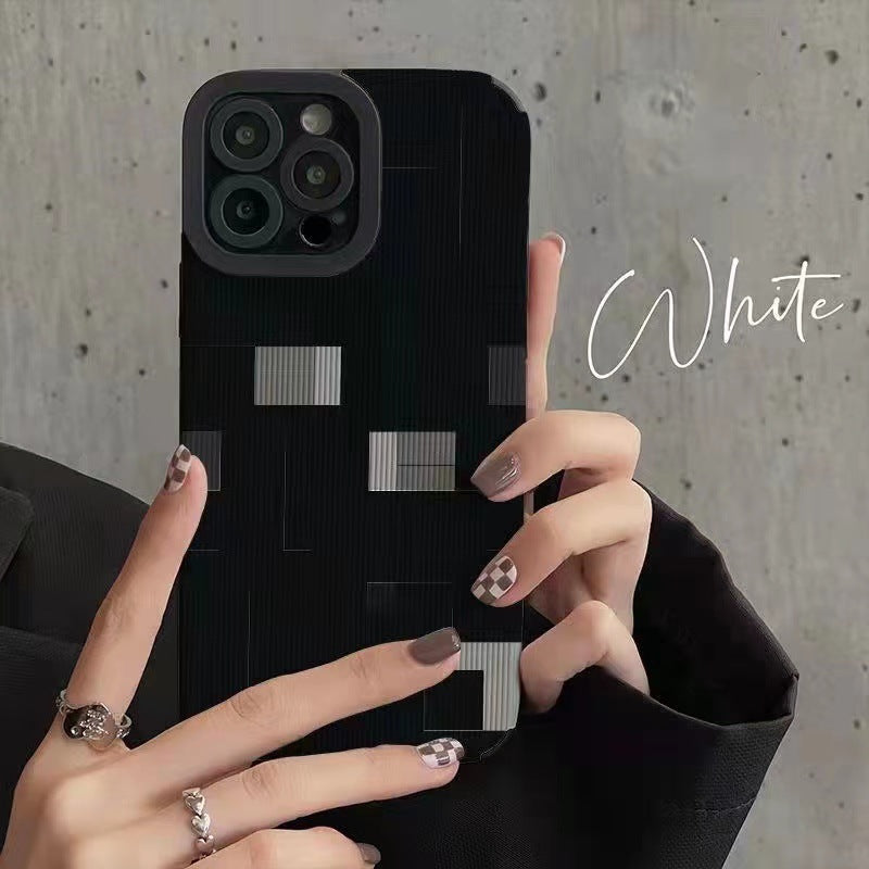 Dark Wind Splicing Lattice Phone Case
