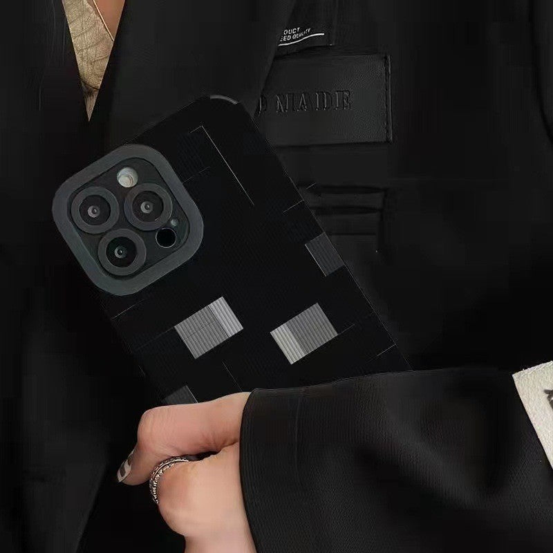 Dark Wind Splicing Lattice Phone Case
