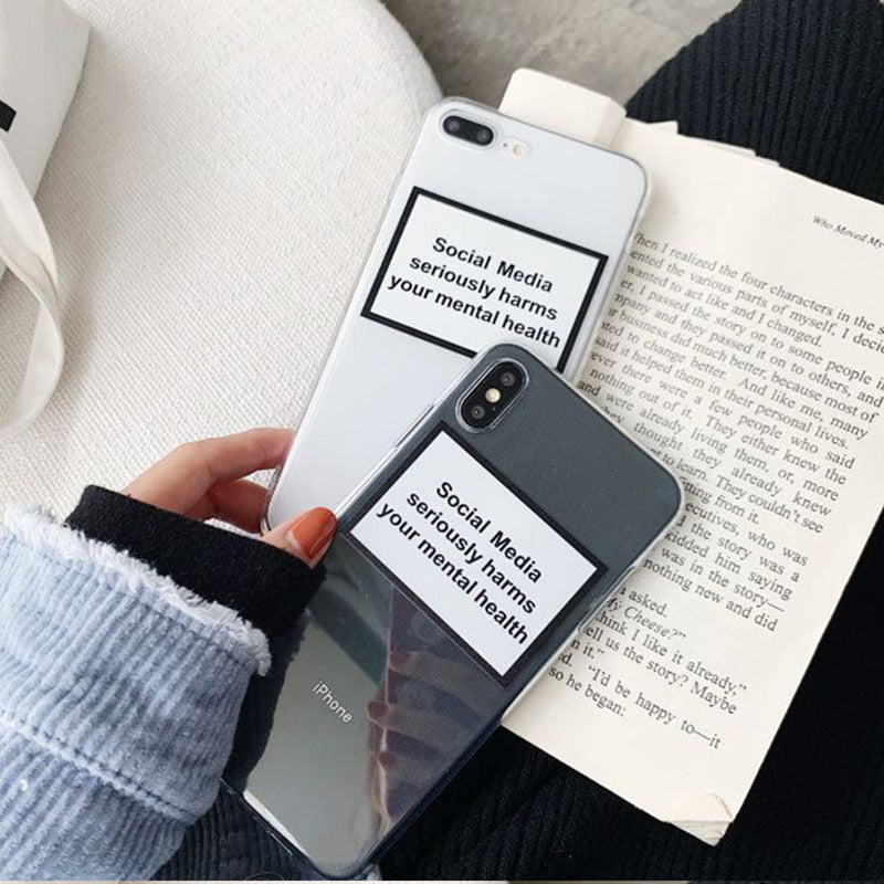 Letter couple phone case