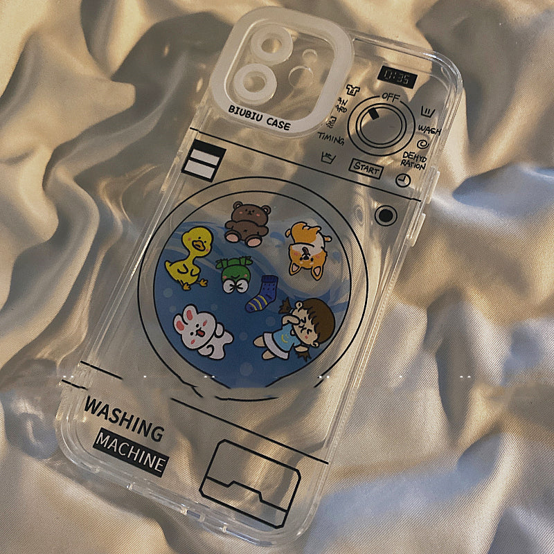 Washing Machine Cartoon Animal Phone Case