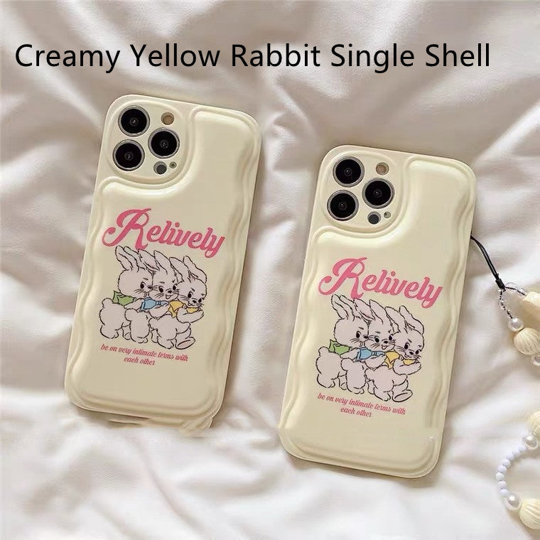 Milk Yellow Girl Heart Bracelet Mobile Phone Case