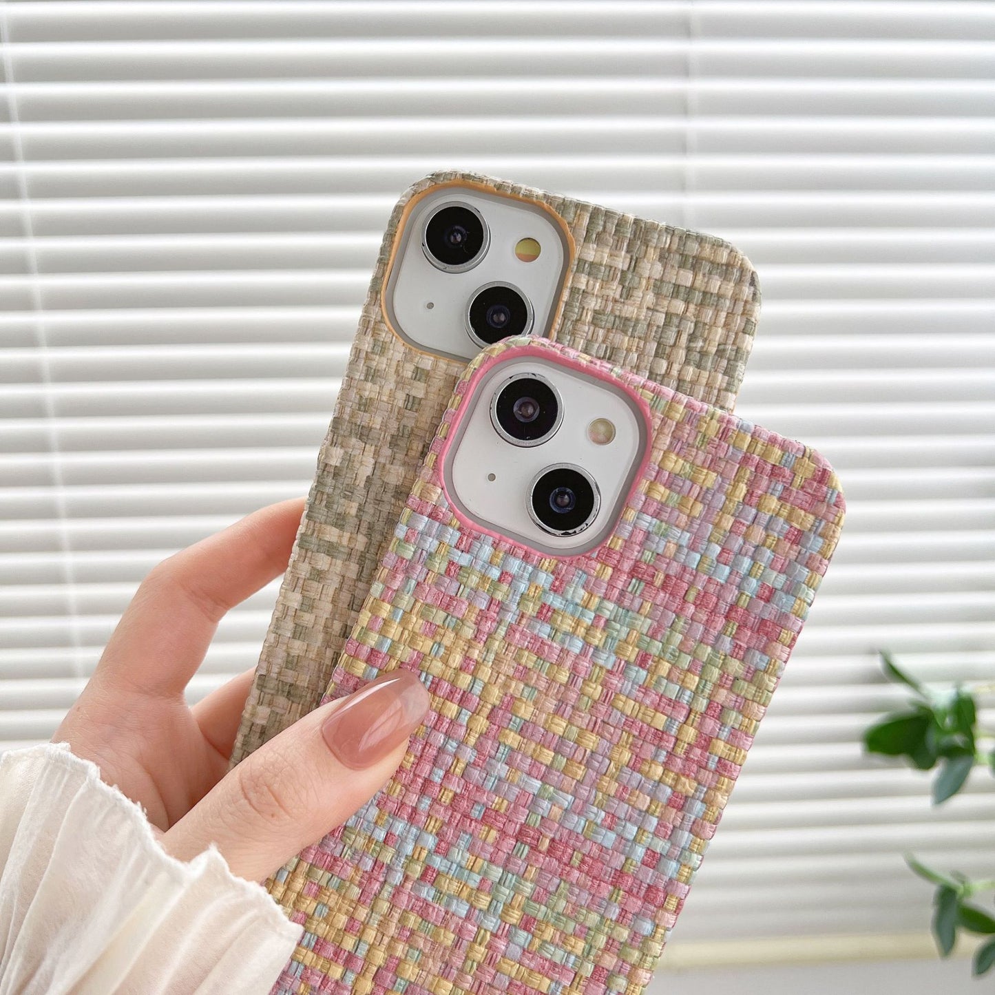 Woven Plaid Case
