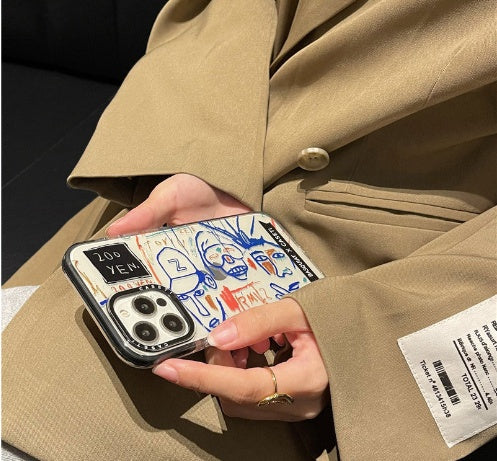 Funny Graffiti Line Head Case