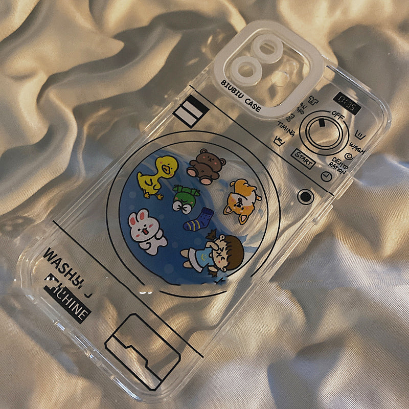 Washing Machine Cartoon Animal Phone Case