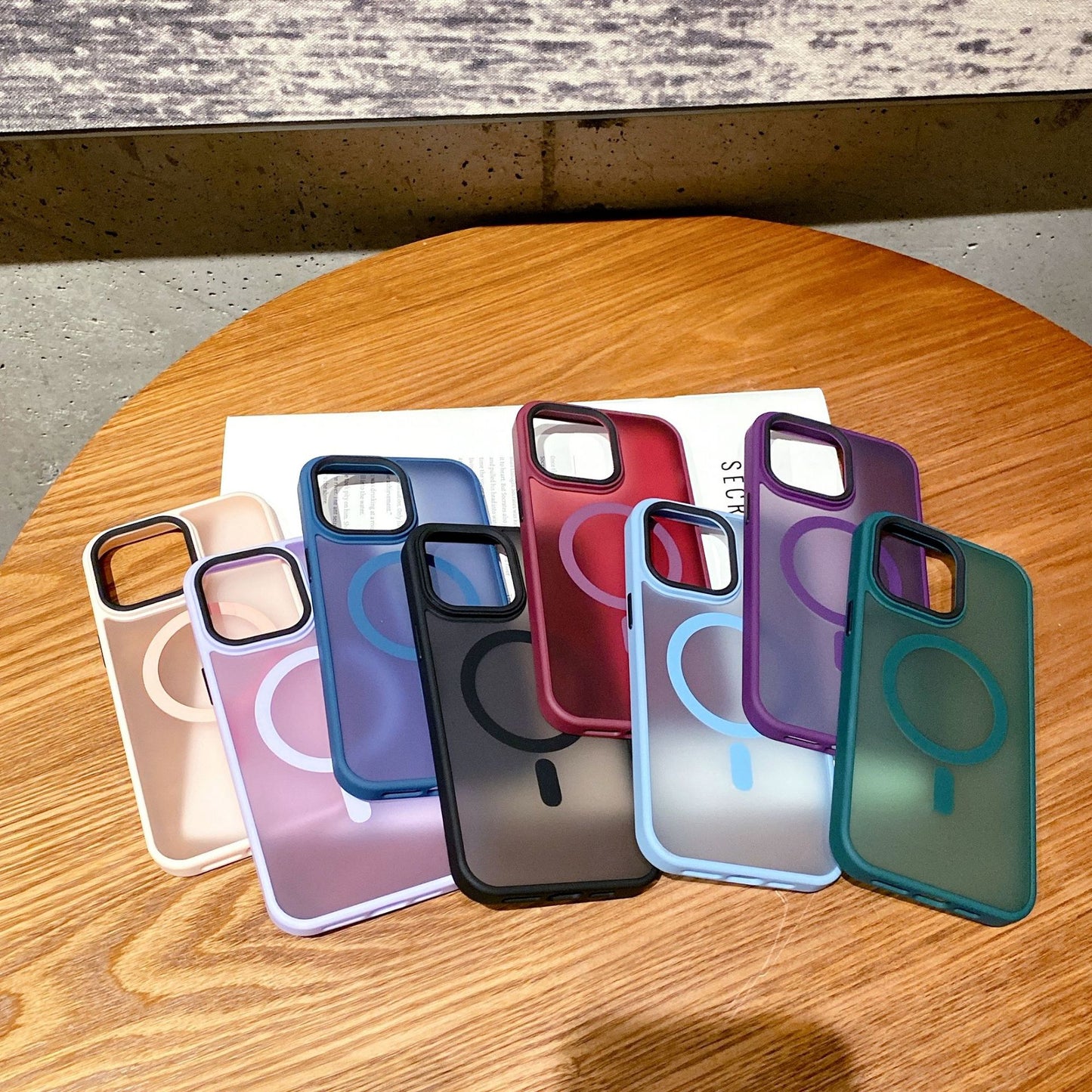 Soft Color Magnetic Phone Case