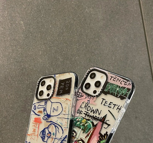 Funny Graffiti Line Head Case