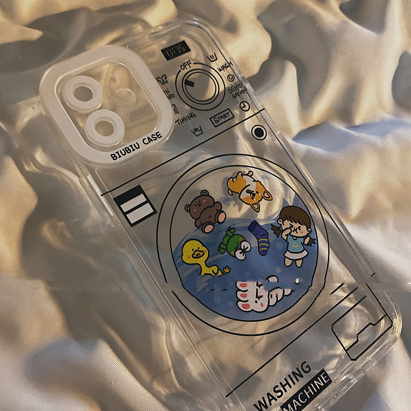 Washing Machine Cartoon Animal Phone Case