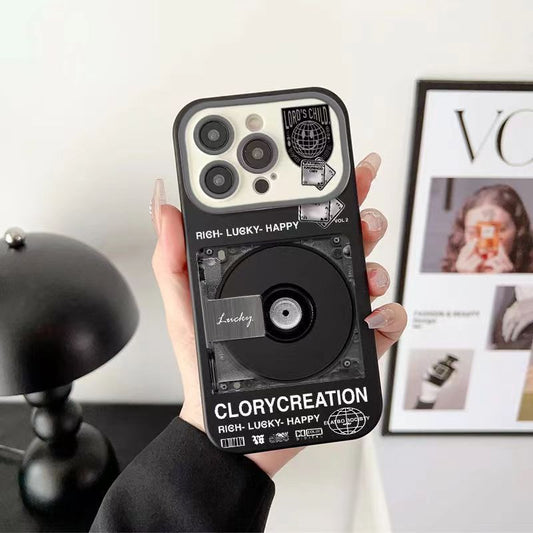 CD Record Large Window All Inclusive Silicone Phone Case