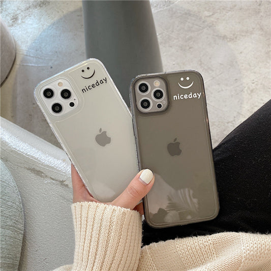 Frosted transparent cases