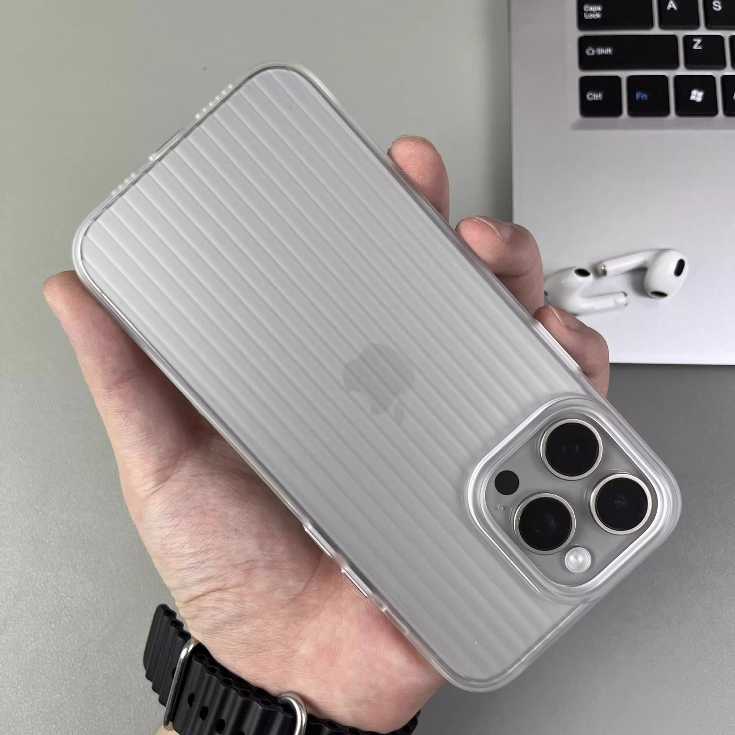 Metal stripped case