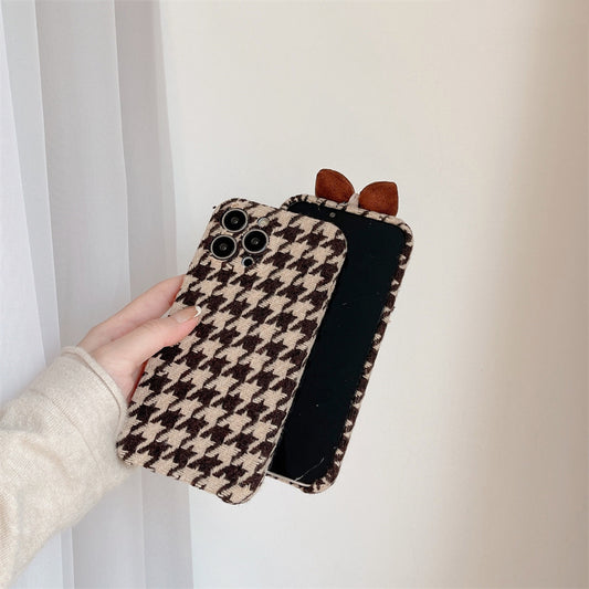 Thousand Bird Checker Woolen Case