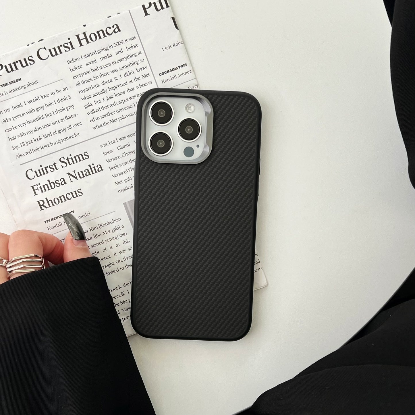 Carbon Fiber Texture Phone Case