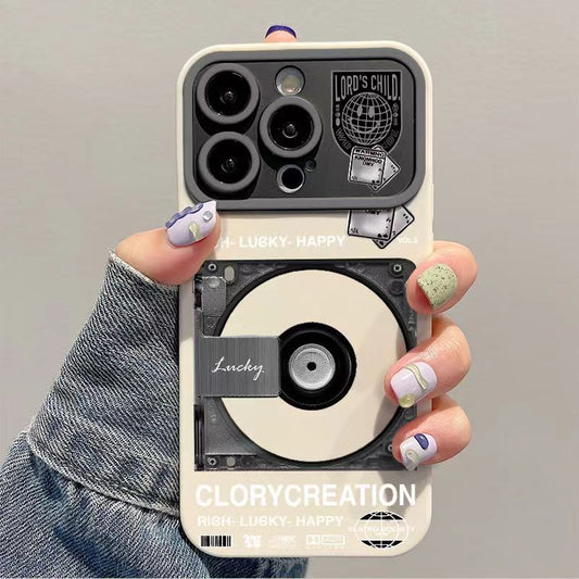 CD Record Design Phone Case