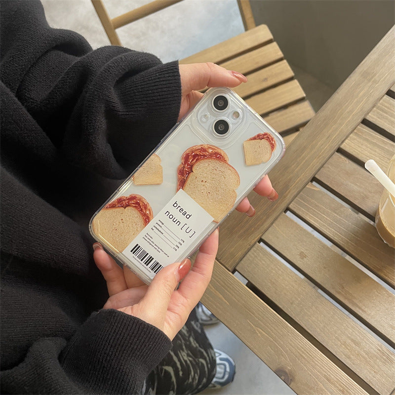 Bread Toast  Silicone Phone Case