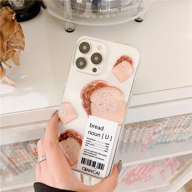 Bread Toast  Silicone Phone Case