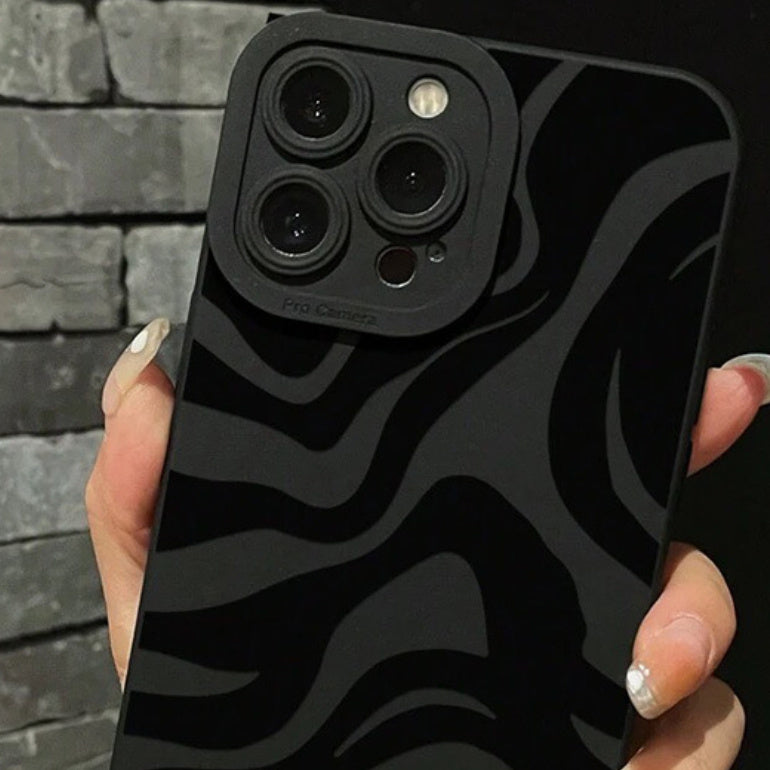 Black Striped Pupil Case