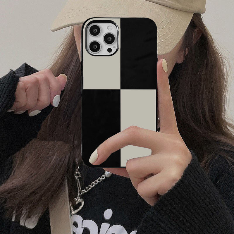 Checkerboard  Waterproof Phone Case