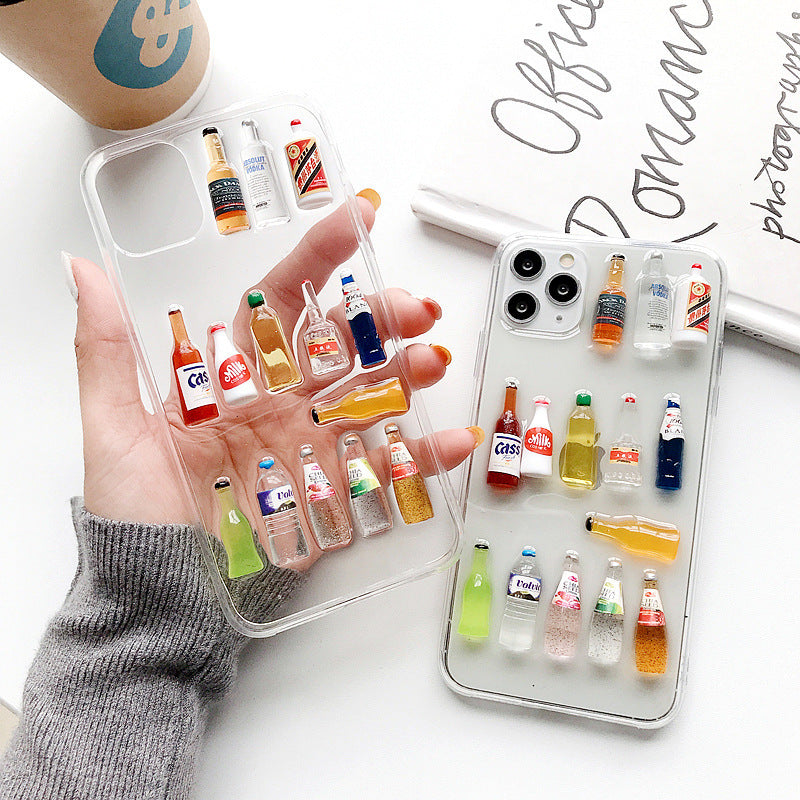 Mobile Phone Case Transparent Three-dimensional