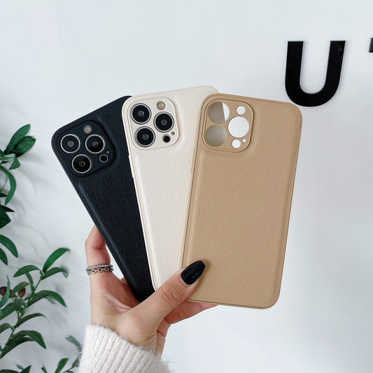 KHAKI leather case