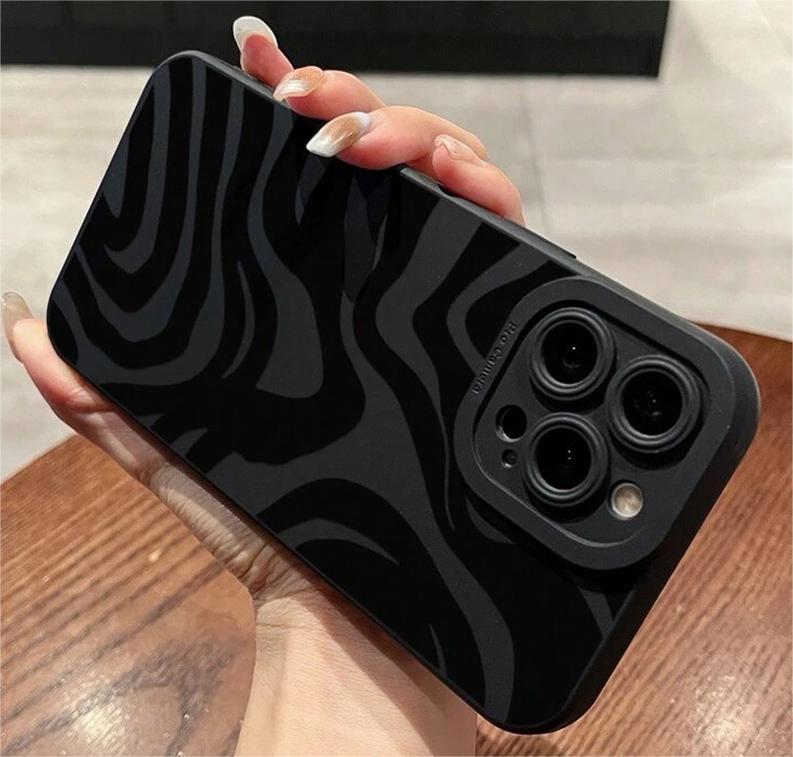 Black Striped Pupil Case