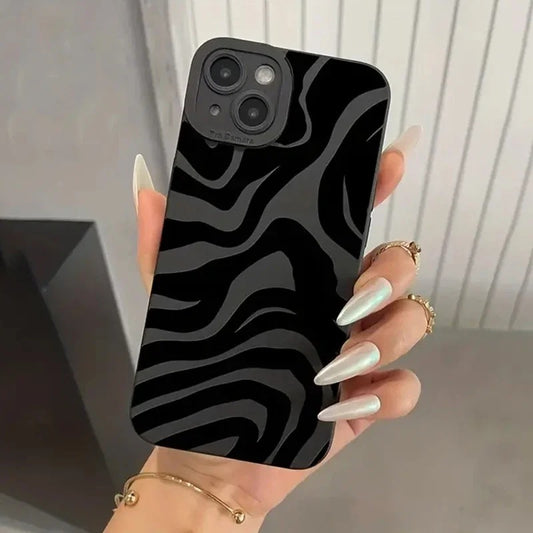 Black Striped Pupil Case