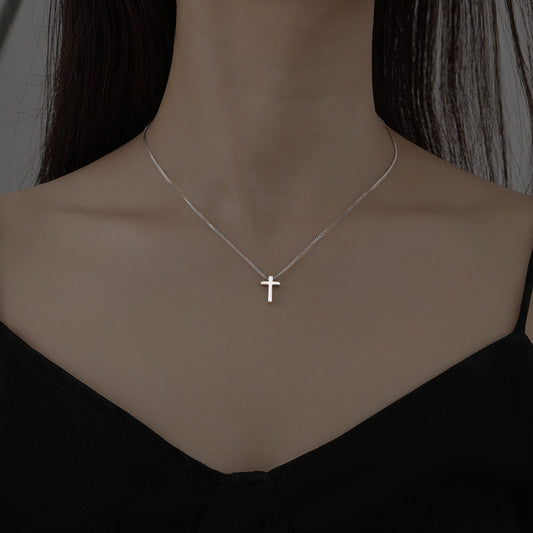 Women's Simple Cross Pendant Necklace