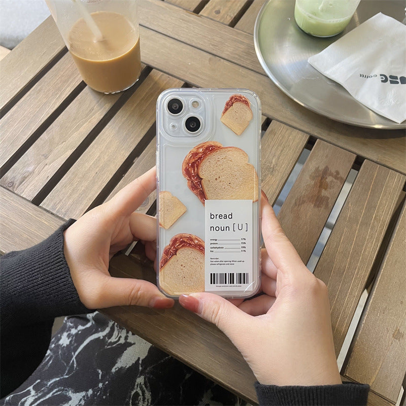Bread Toast  Silicone Phone Case
