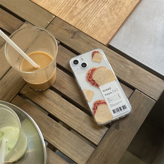 Bread Toast  Silicone Phone Case