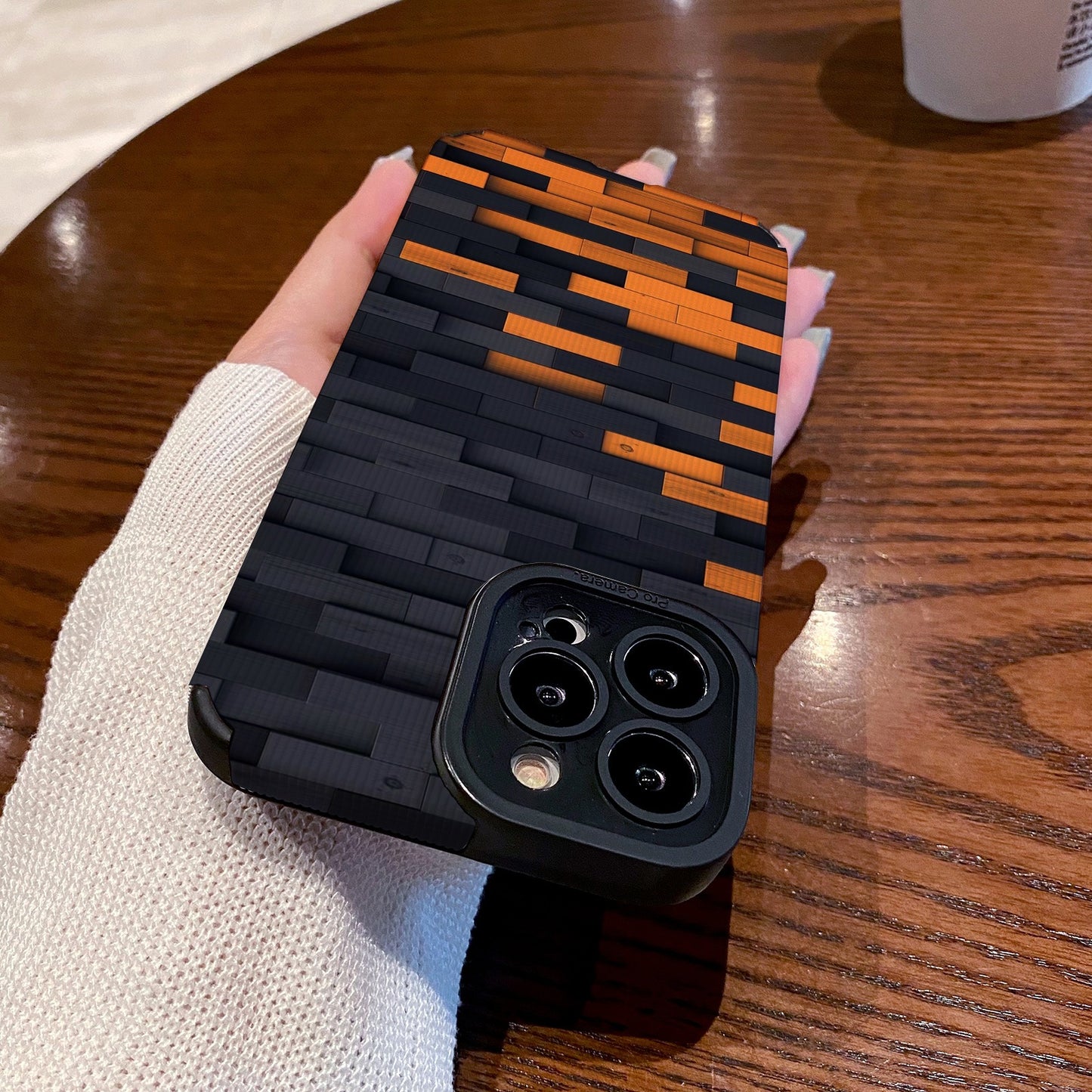 Orange Black Cartoon case