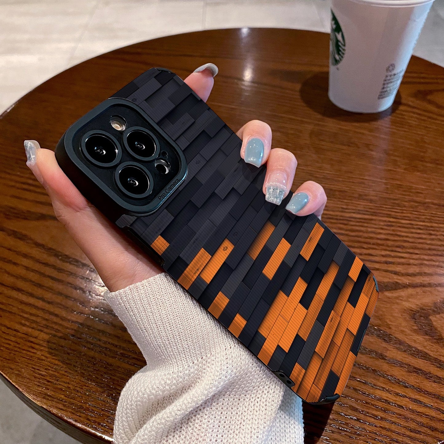 Orange Black Cartoon case
