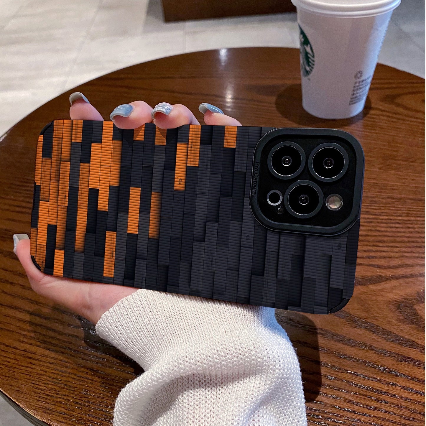 Orange Black Cartoon case
