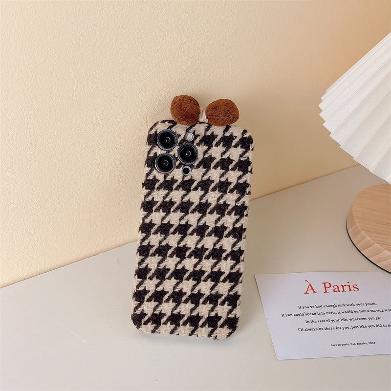 Thousand Bird Checker Woolen Case