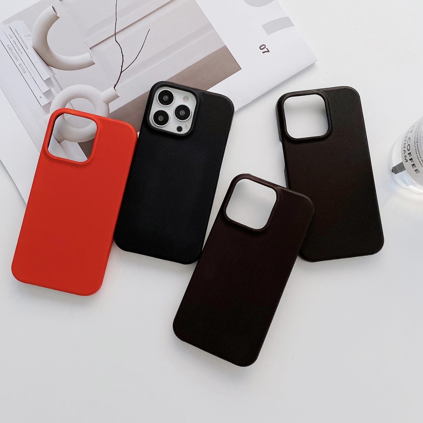 Velvet Half-wrap Color-changing Case